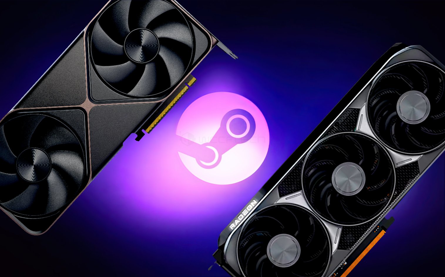 RTX 5050 появилась в Steam Survey доля 017 RX 9070 впереди