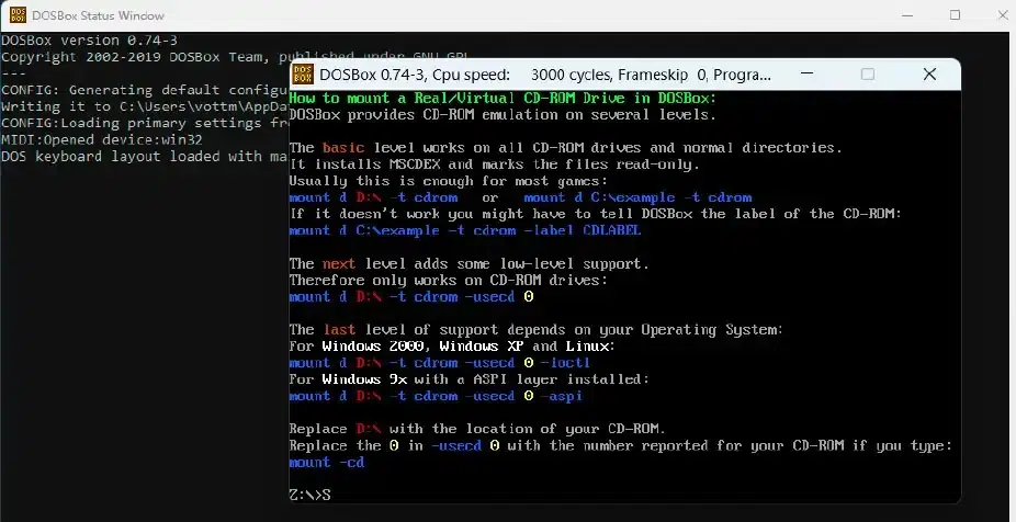 Изображение к статье: Windows 11 всё ещё запускает игры из 80-х и 90-х через DOSBox