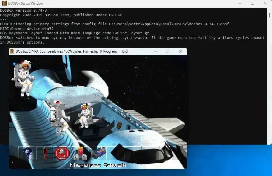 Изображение к статье: Windows 11 всё ещё запускает игры из 80-х и 90-х через DOSBox