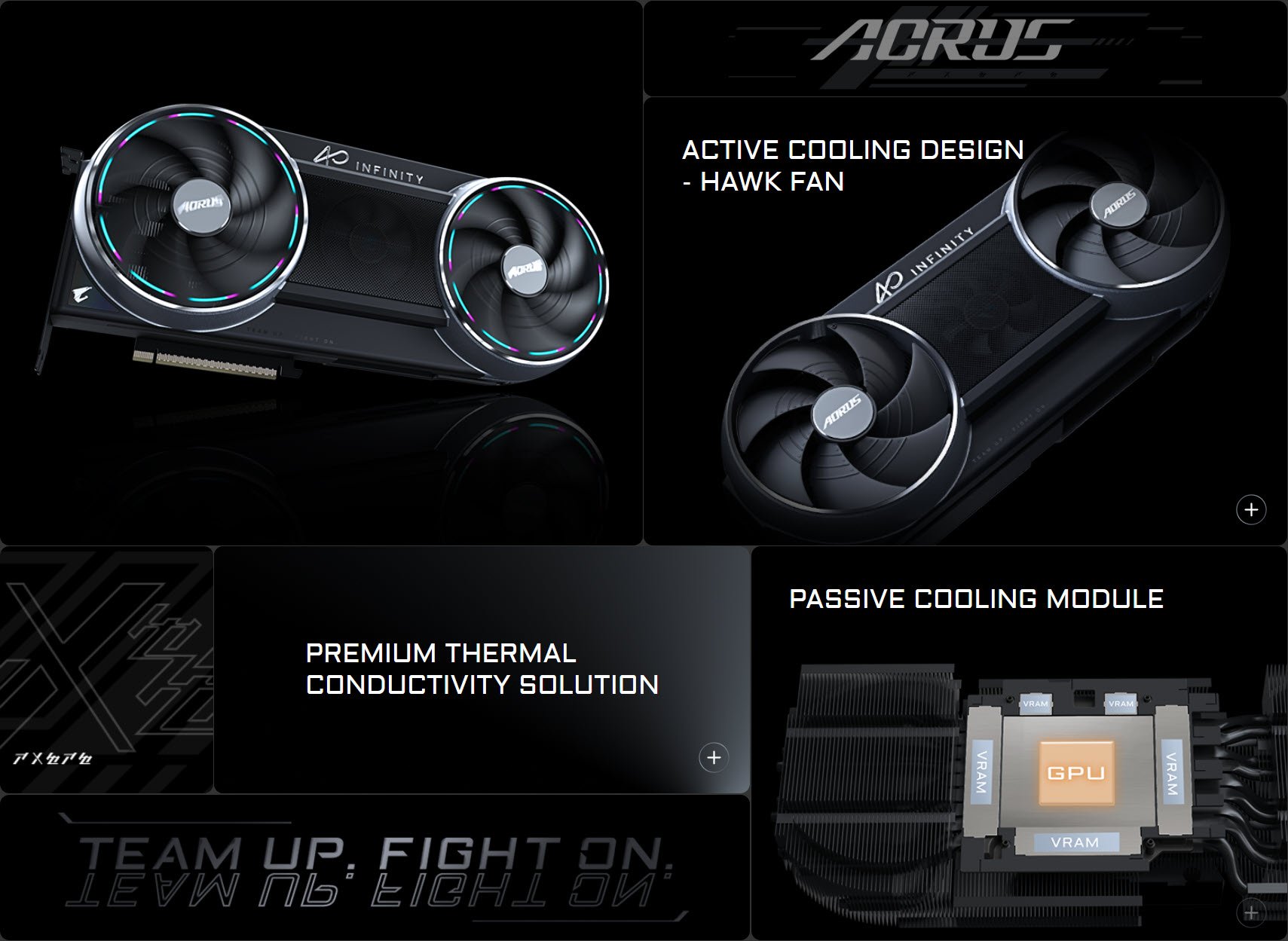 Изображение к статье: Gigabyte AORUS RTX 5090 Infinity вышла в продажу с бустом 2730 МГц
