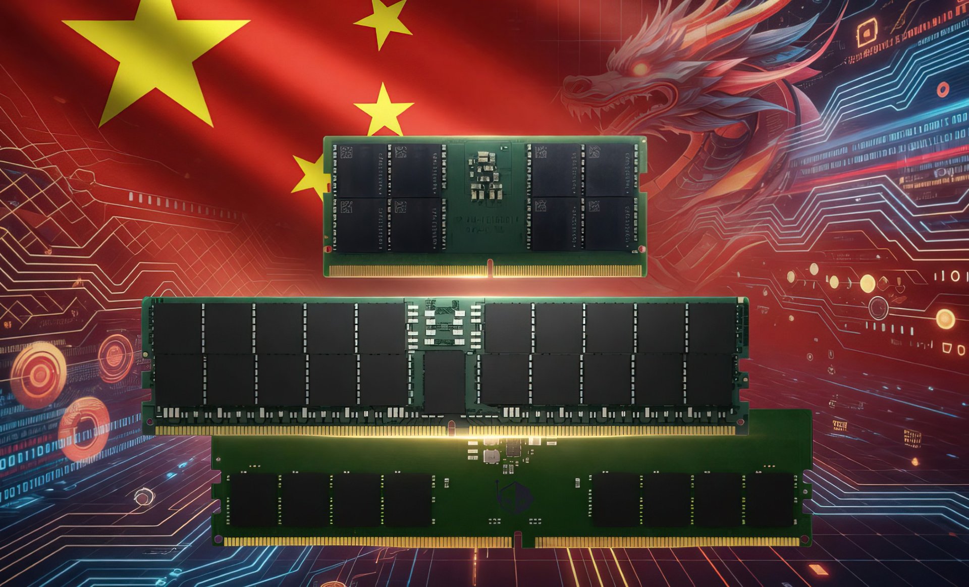 Китайская SINKER запустила DDR5 RDIMM на 64 ГБ для серверов