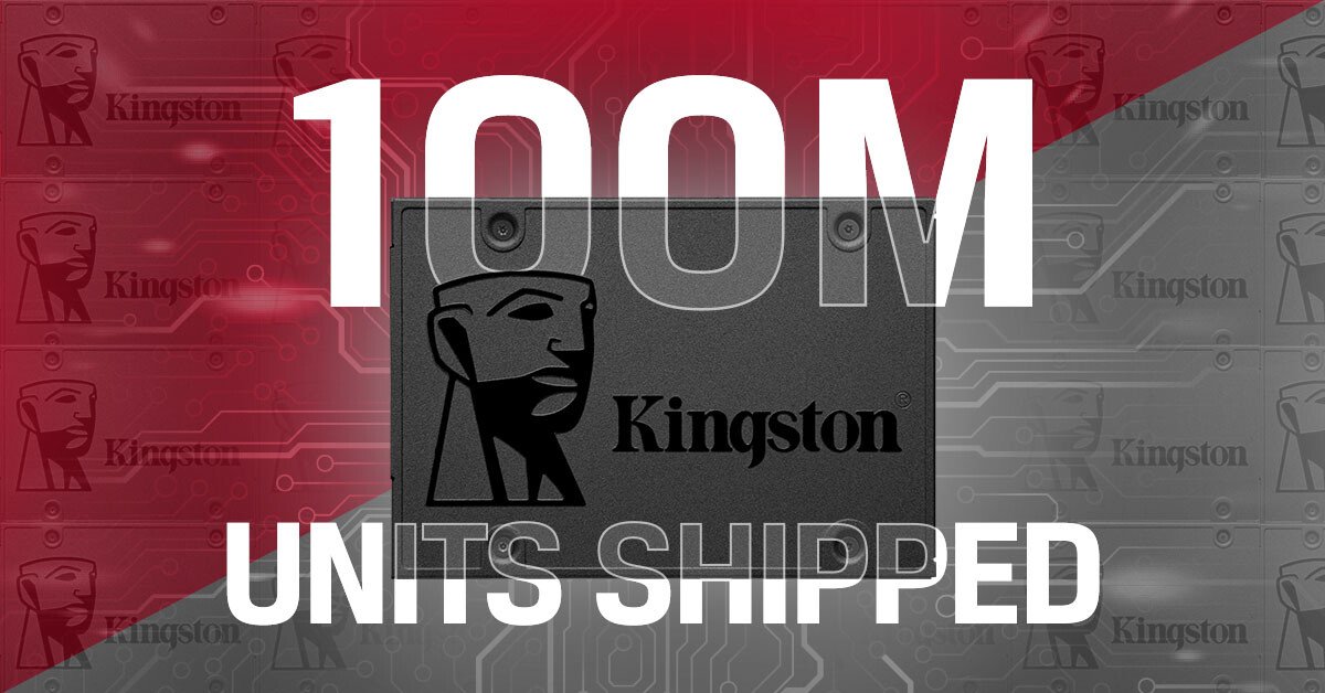 Kingston отгрузила 100 млн SSD A400 бюджетный SATA хит с 2017 го