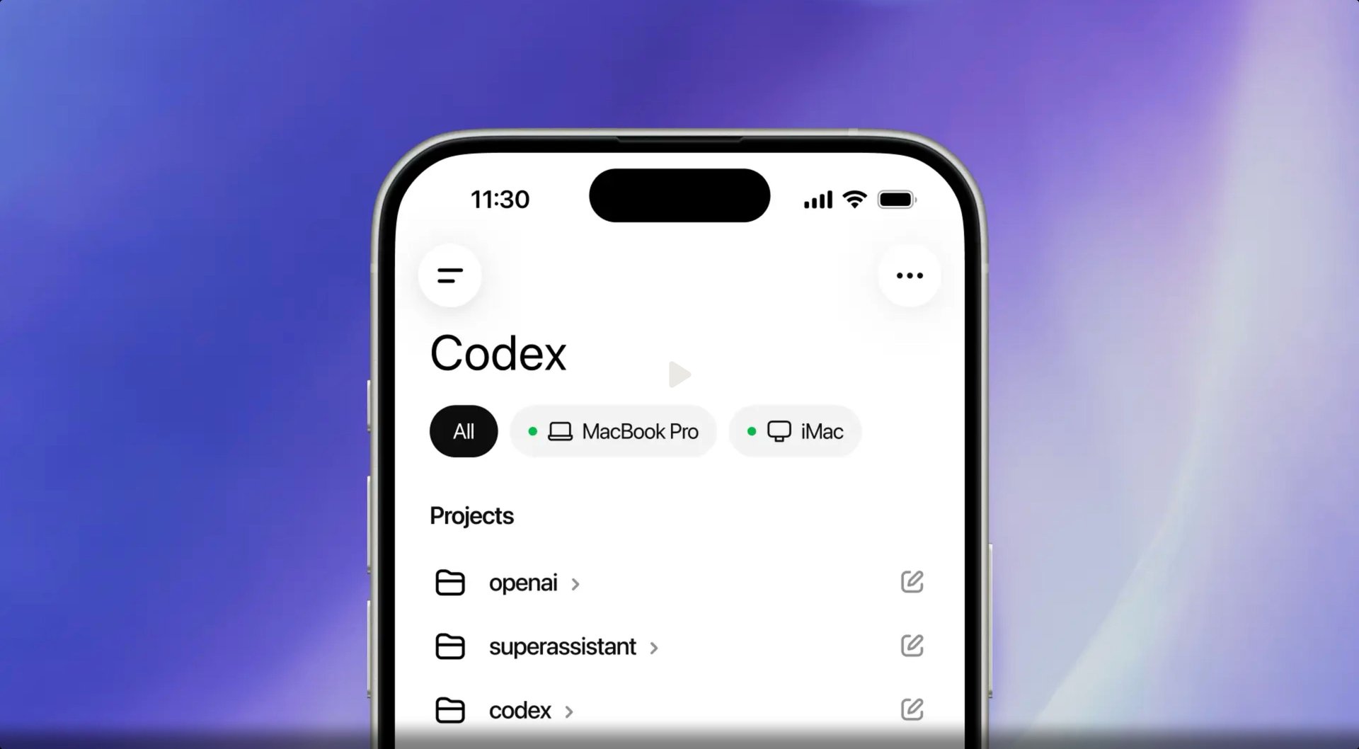 Codex теперь в ChatGPT на iPhone и Android удаленный доступ к Mac