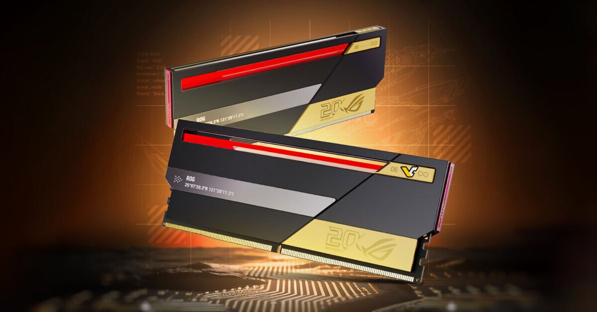 ASUS выпустила первую DDR5 память ROG 48 ГБ 6000 CL26 за $880