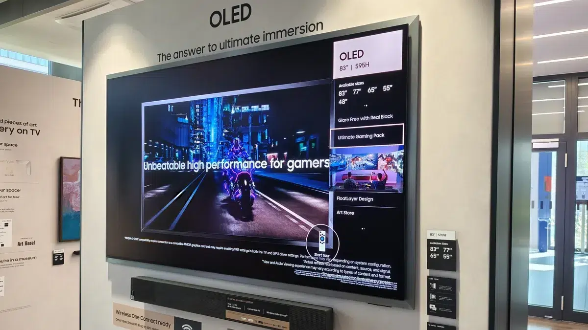 Изображение к статье: Samsung назвала цены OLED TV 2026: старт с £1 299, как у LG