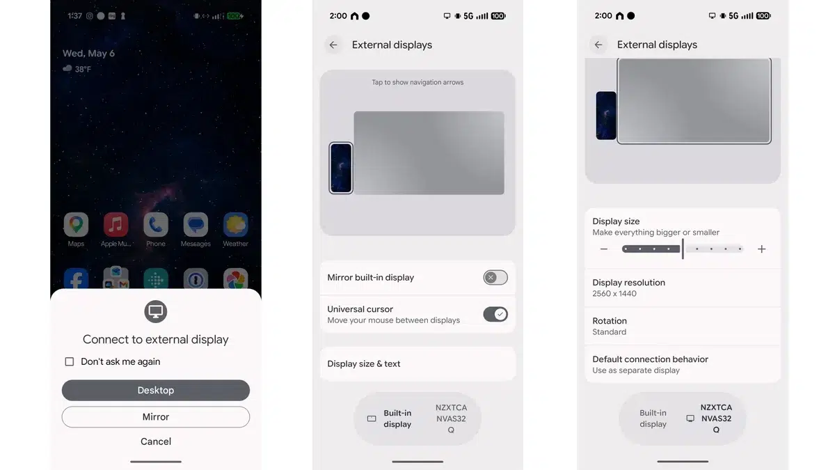 Изображение к статье: В Pixel 8 и новее нашли скрытый Desktop Mode для монитора