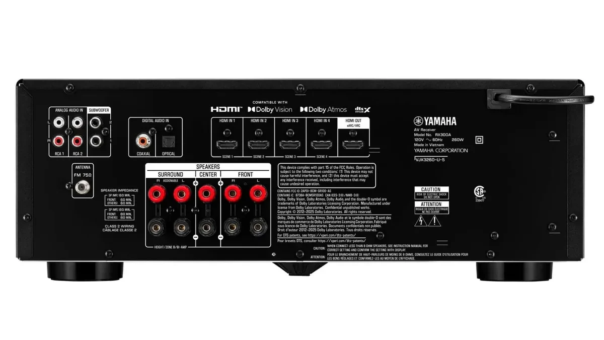 Изображение к статье: Yamaha RX300A и RX500A: Atmos-ресиверы от $399 с HDMI 2.1