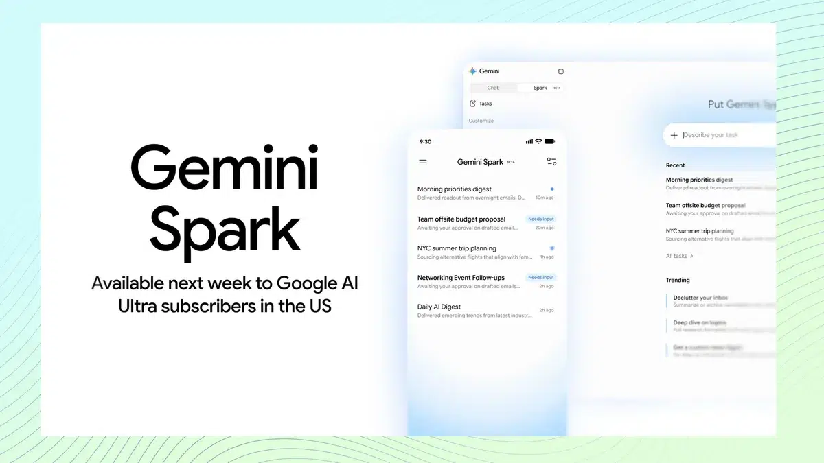 Изображение к статье: Google показала Gemini Spark - персонального ИИ-агента 24/7