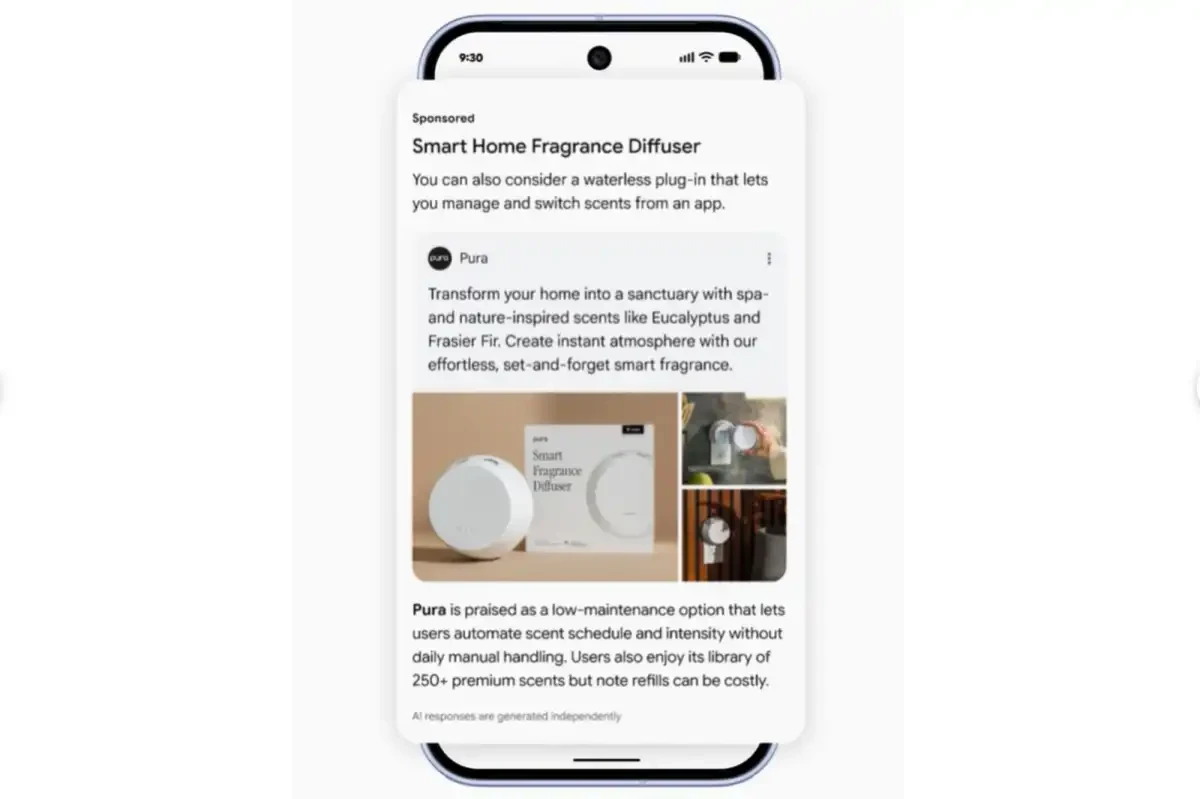 Изображение к статье: Google встраивает рекламу в ответы Gemini и продает AI за $100 в месяц