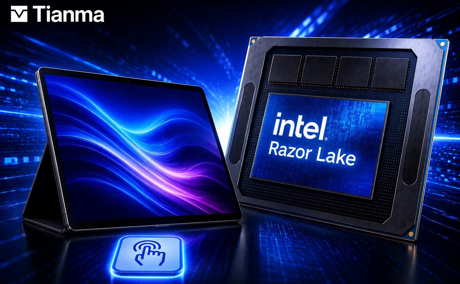 Tianma показала 14 дюймовую 28K панель под Intel Razor Lake