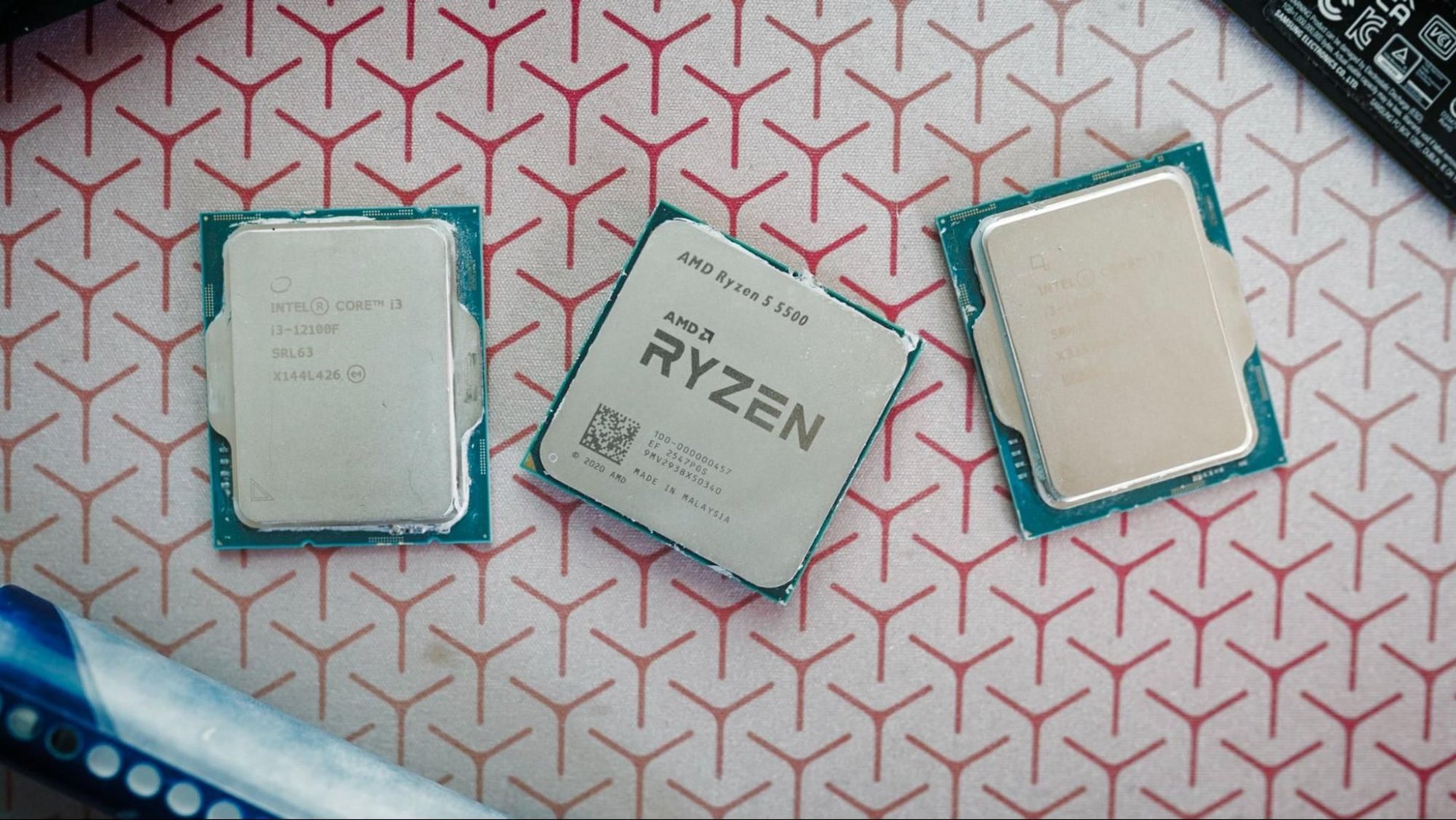 $100 CPU Shootout Comparing the Ryzen 5 5500 Core i3 14100F and Core i3 12100F to find the top DDR4 CPU