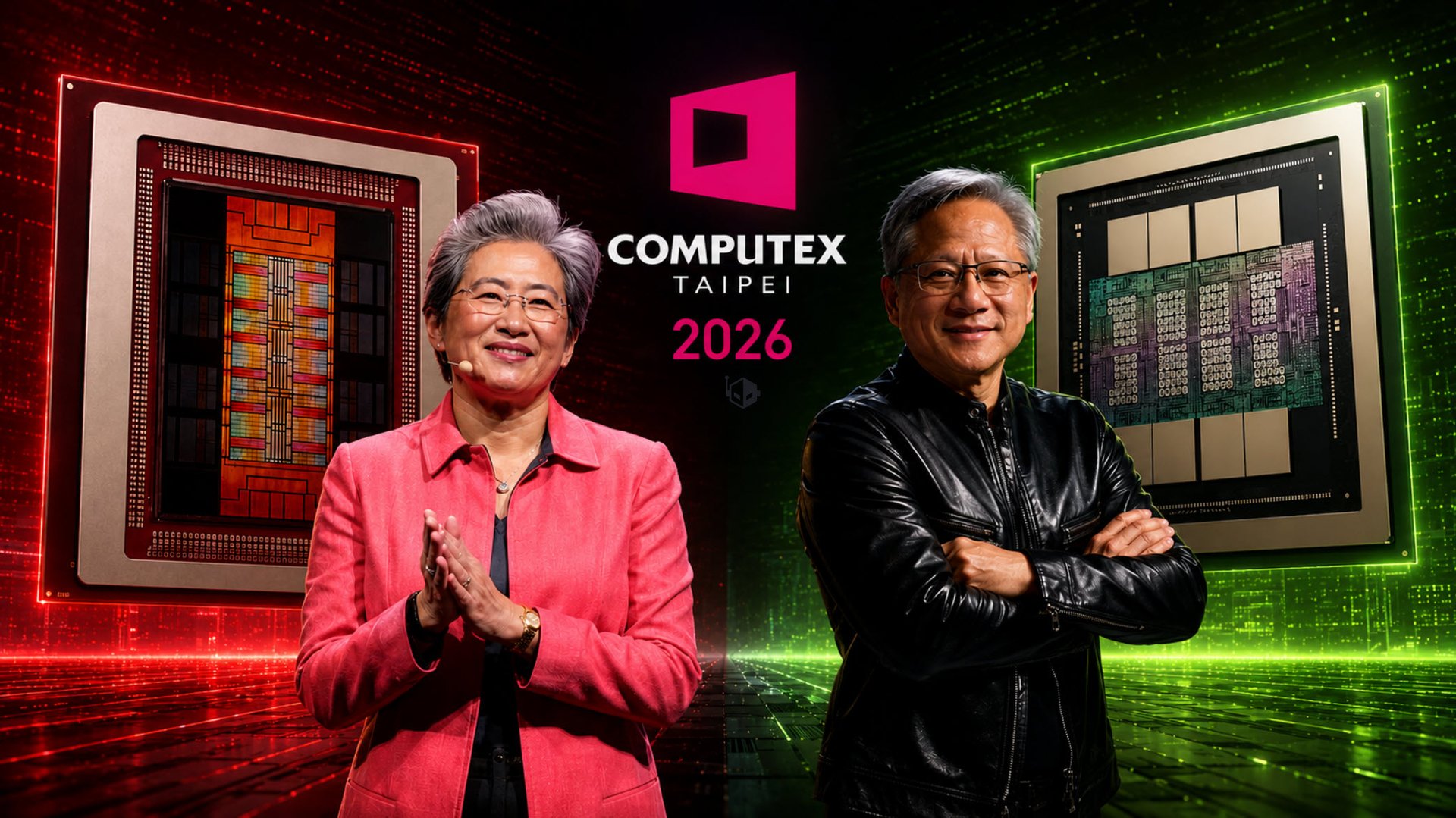 Хуанг и Су прилетели в Тайбэй перед Computex 2026