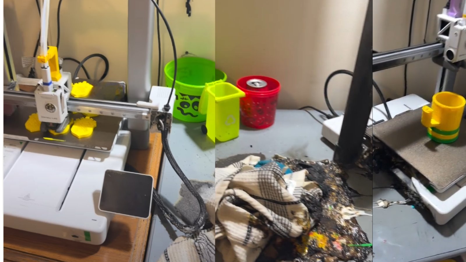 Видео с расплавленным Bambu Lab A1 снова подняло вопрос о пожарной опасности