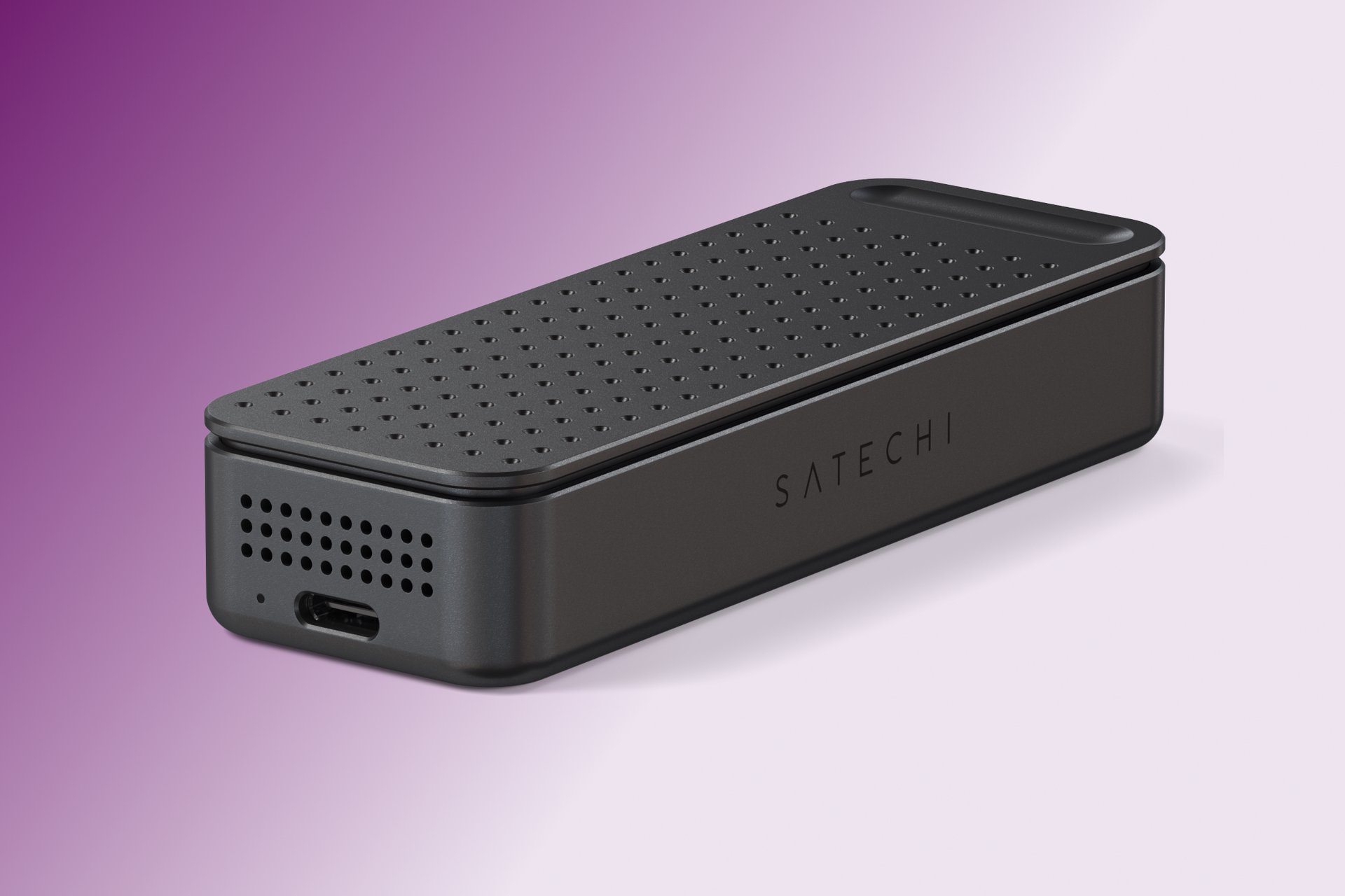 Satechi DotDisk карманный бокс для NVMe на 80 Гбитс с вентилятором
