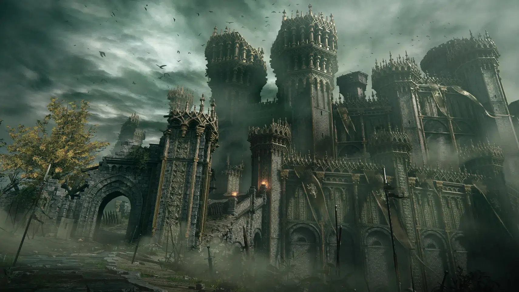 Видео со съёмок Elden Ring намекнуло на Stormveil Castle