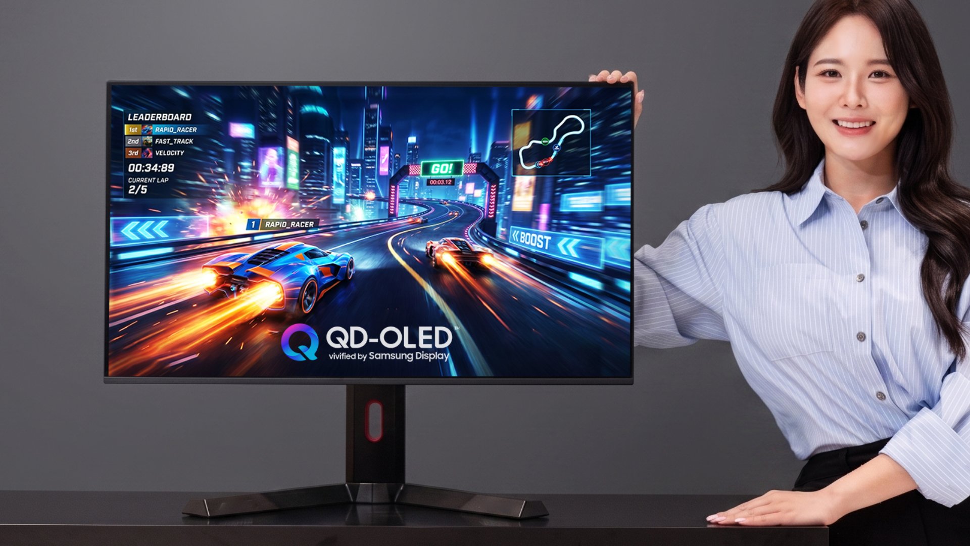 Samsung показала 4K QD OLED на 360 Гц с режимом 680 Гц FHD