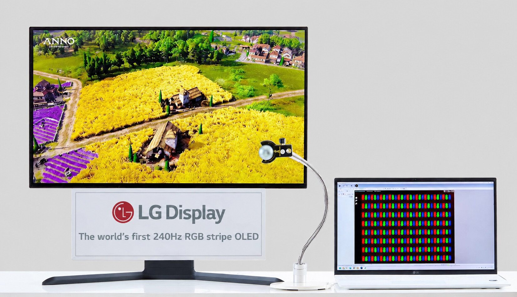 LG Display запустила массовое производство OLED 240 Гц с RGB Stripe