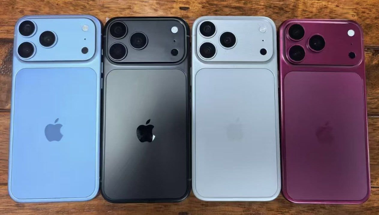 Утечка iPhone 18 Pro показали на болванках в четырёх цветах