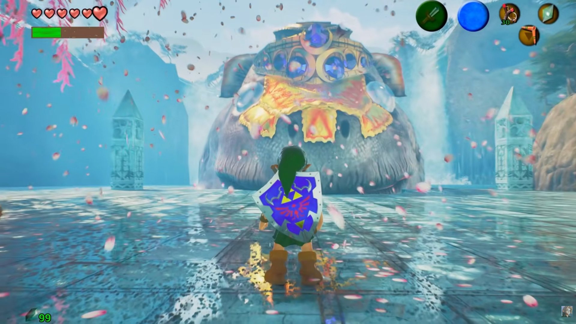 Фан ремейк Zelda Ocarina of Time на UE 574 получил новый демо эпизод