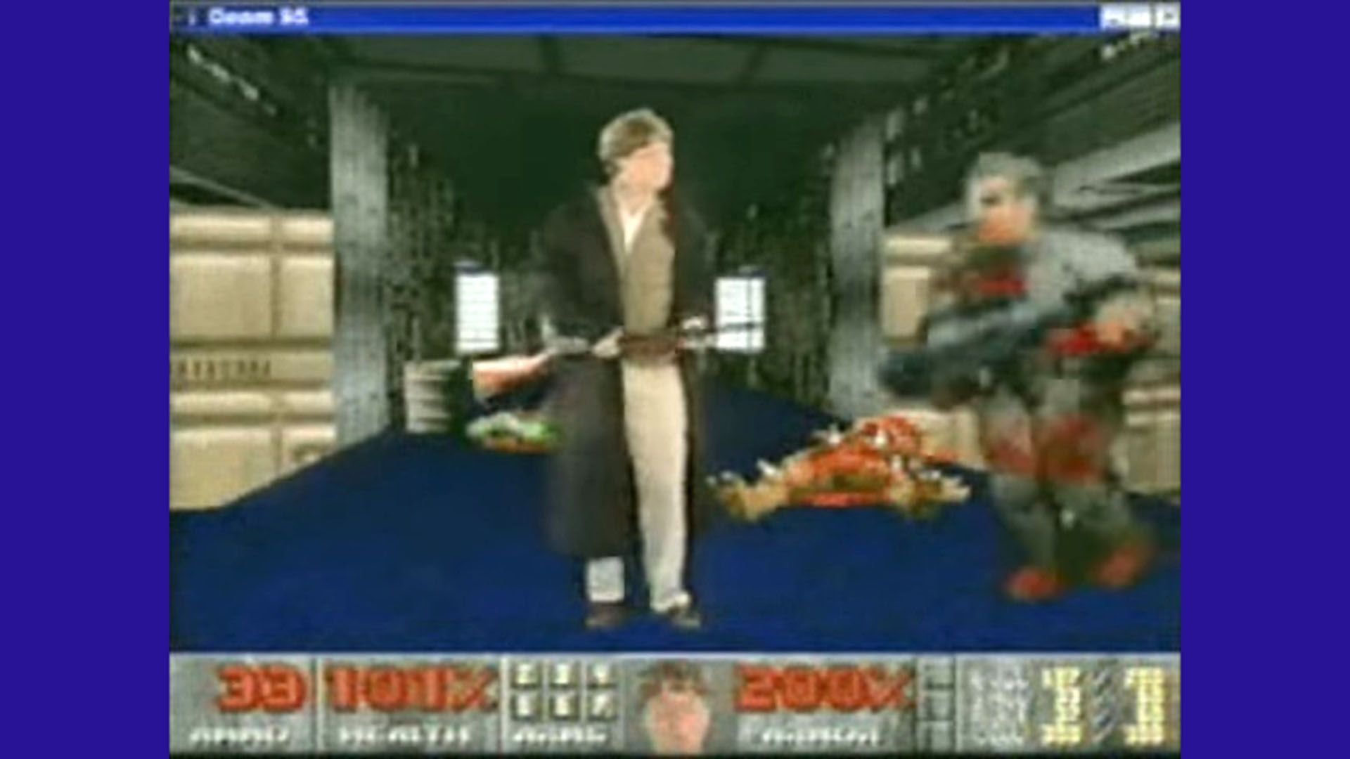 Билл Гейтс с дробовиком продавал Windows 95 через Doom