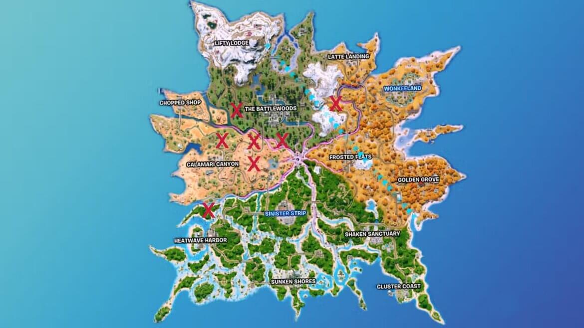 Гайд по Fortnite где найти и как победить боссов в Главе 7 Сезоне 3