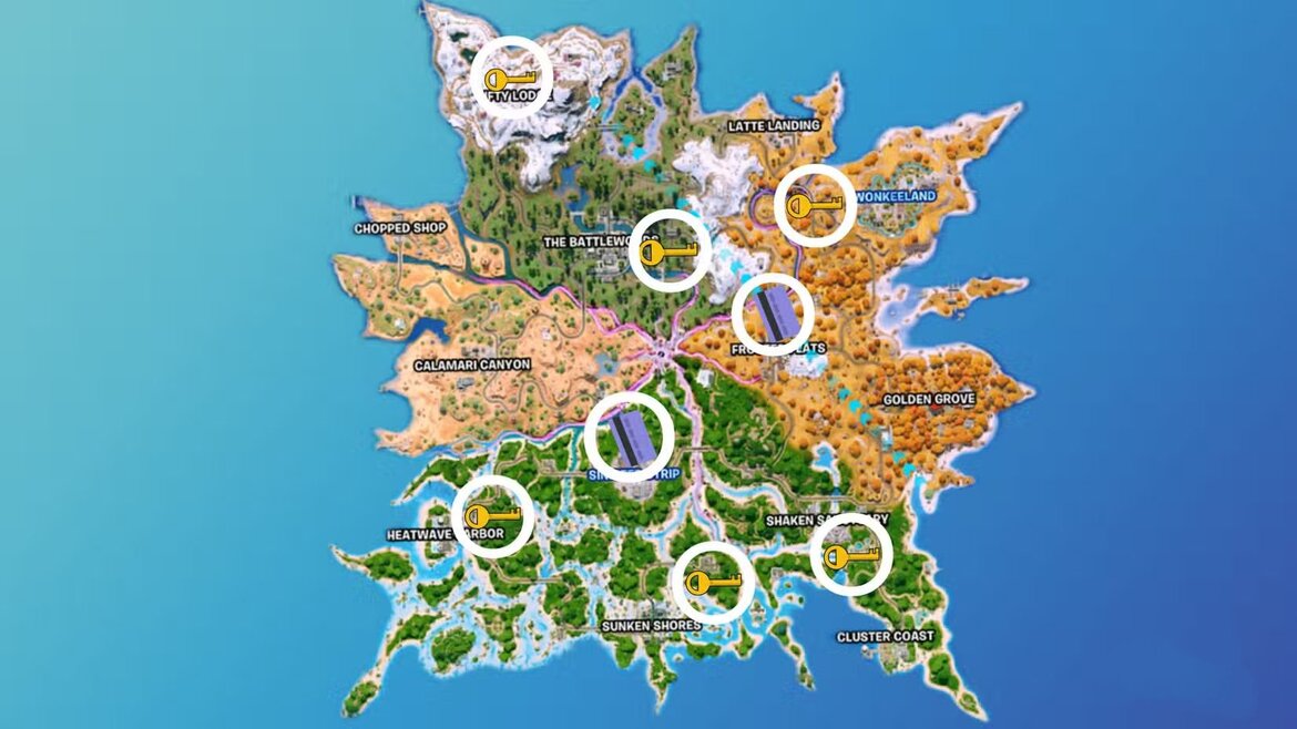 Fortnite Глава 7 Сезон 3 Полное руководство по бункерам