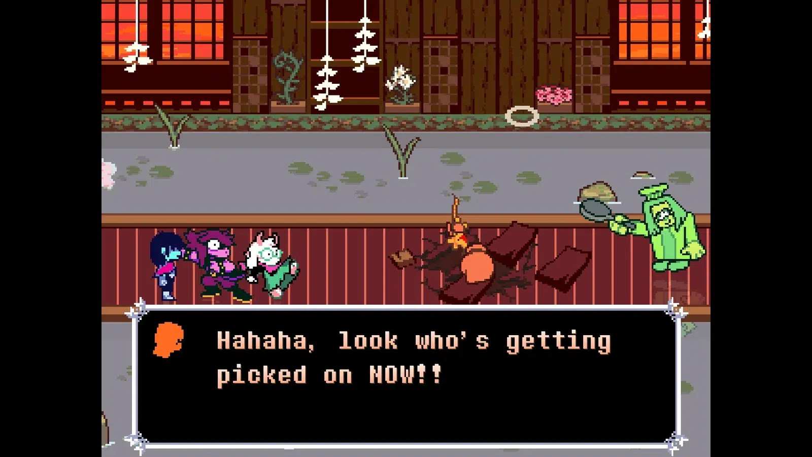 Deltarune Chapter 5 как пощадить Оранж и Грина