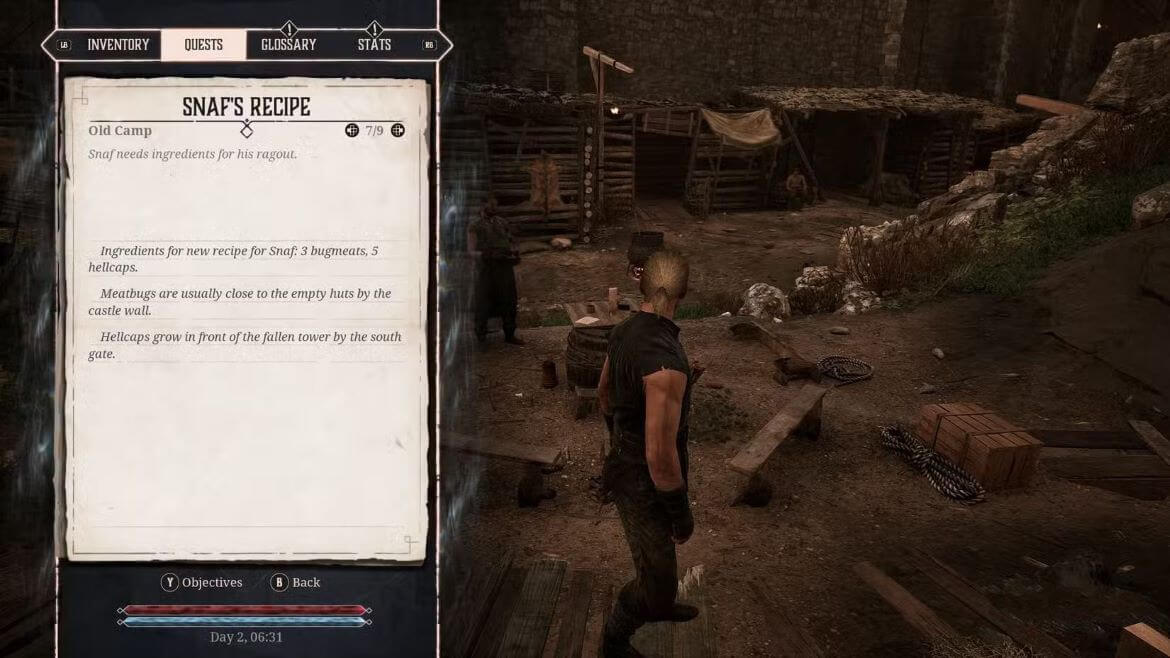 Gothic 1 Remake Квест Рецепт Снафа Прохождение