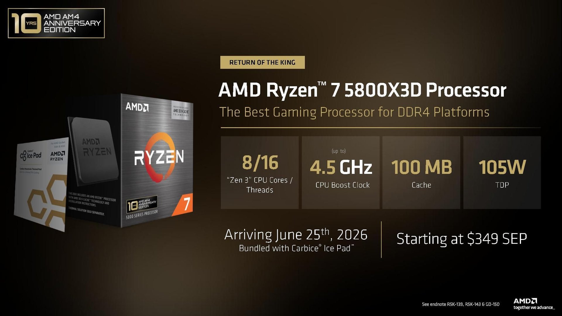 AMD возвращает Ryzen 7 5800X3D и готовит 7700X3D