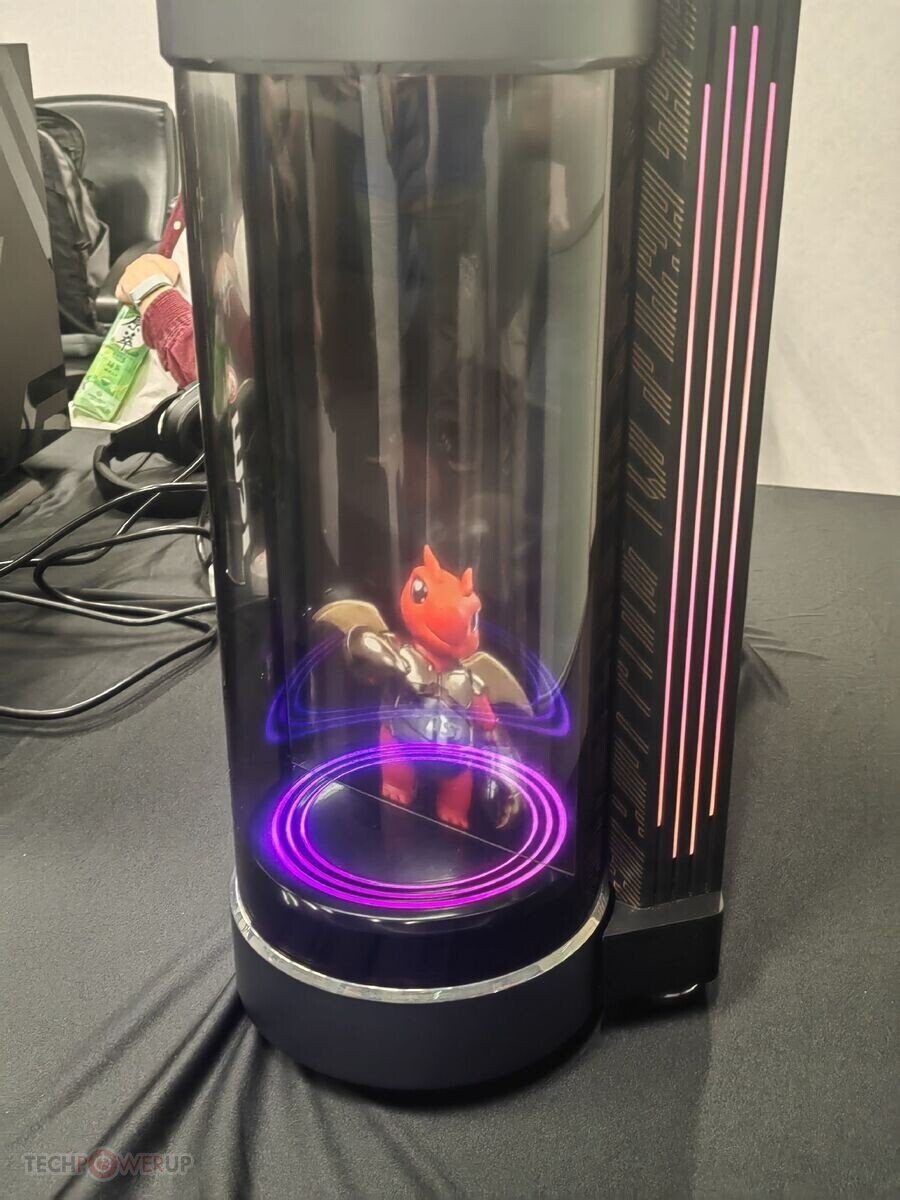 Изображение к статье: MSI MEG Vision X2 AI получил 3D-голограмму в корпусе