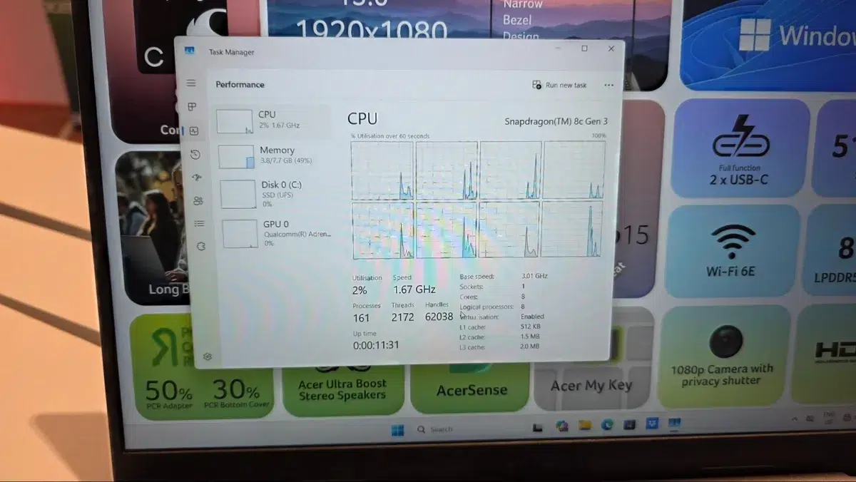 Изображение к статье: Snapdragon C идёт в дешёвые ноутбуки, но RAM дорожает