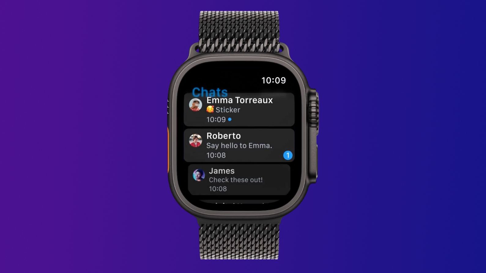Telegram вернул нативное приложение для Apple Watch