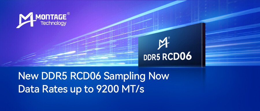 DDR5 RDIMM разгоняют до 9200 MTs Montage показала RCD06