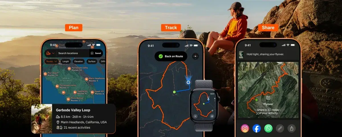 Изображение к статье: Strava усилила походные карты и добавила офлайн-маршруты
