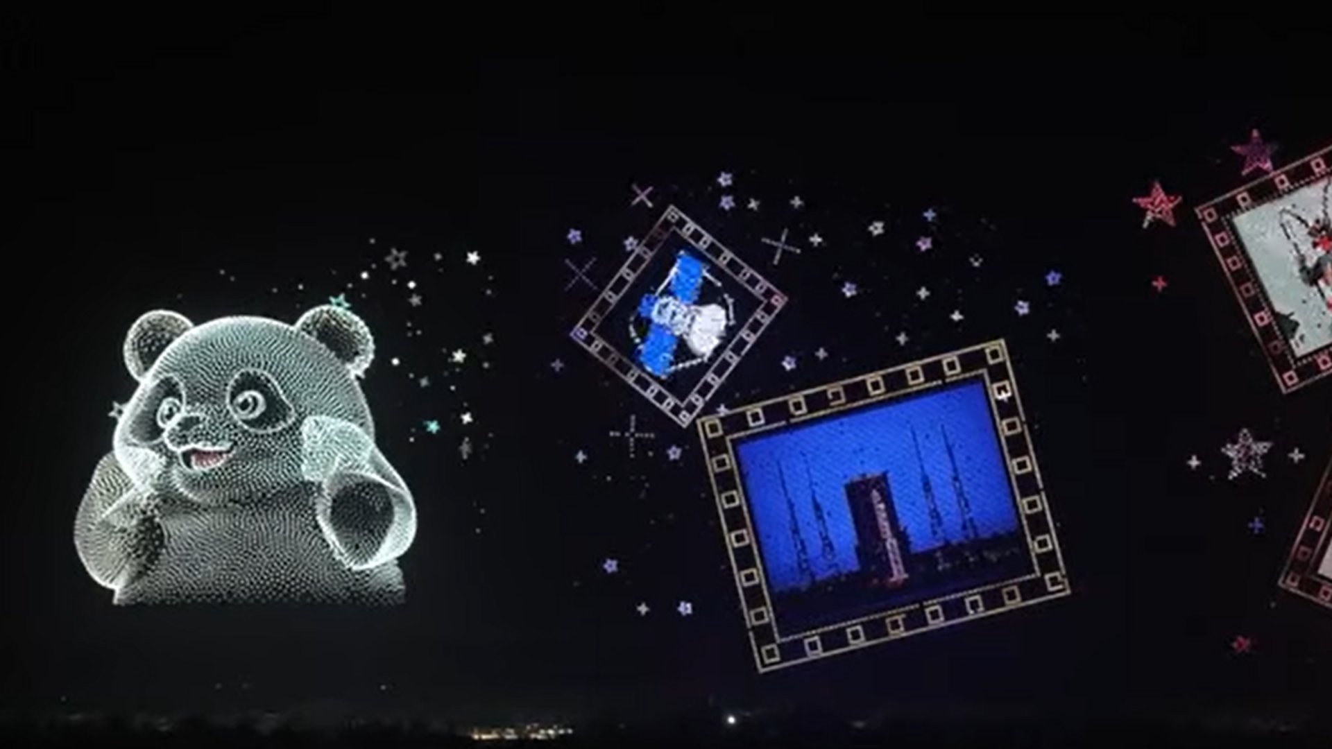 33 615 дронов собрали в небе LED экран и три рекорда