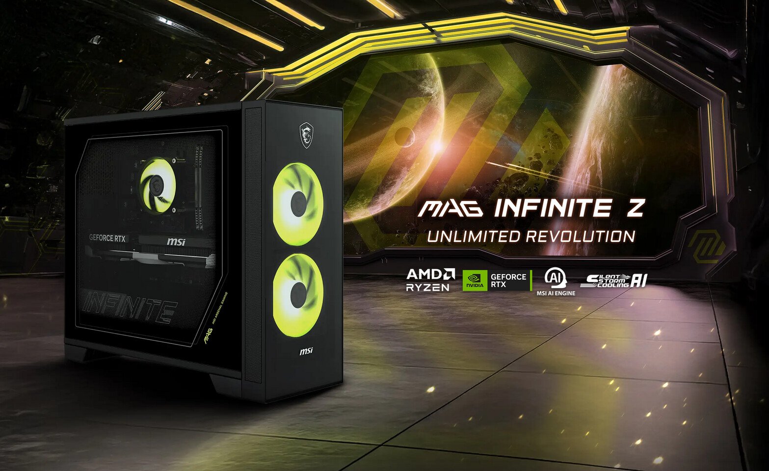 MSI MAG Infinite Z Ryzen 9000 и RTX 5070 Ti в 25 л