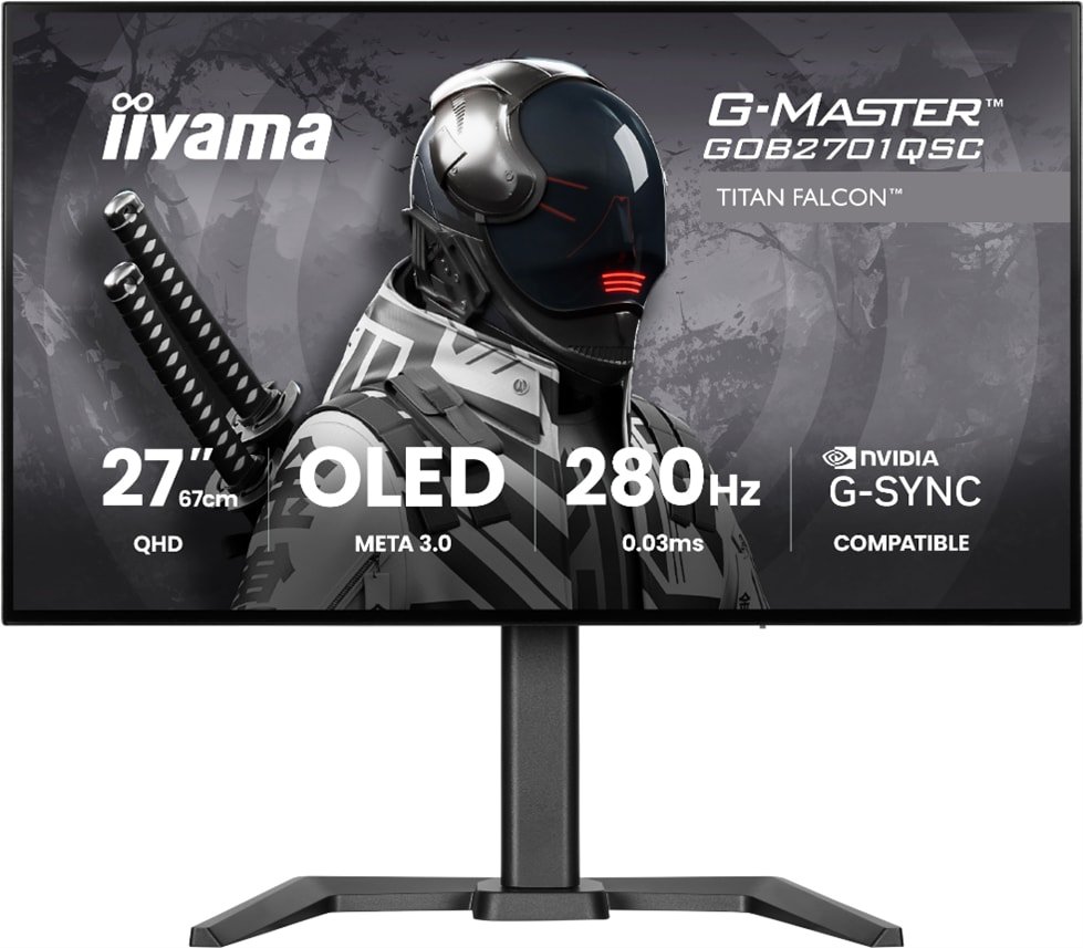 iiyama G Master Titan Falcon первый OLED монитор бренда