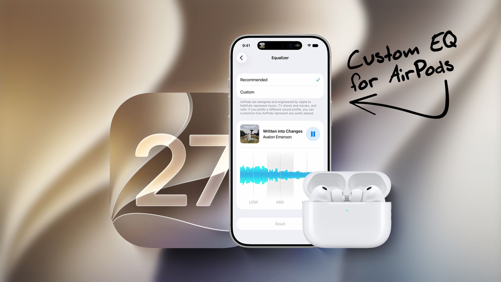iOS 27 добавит AirPods кастомный EQ Siri AI и UWB