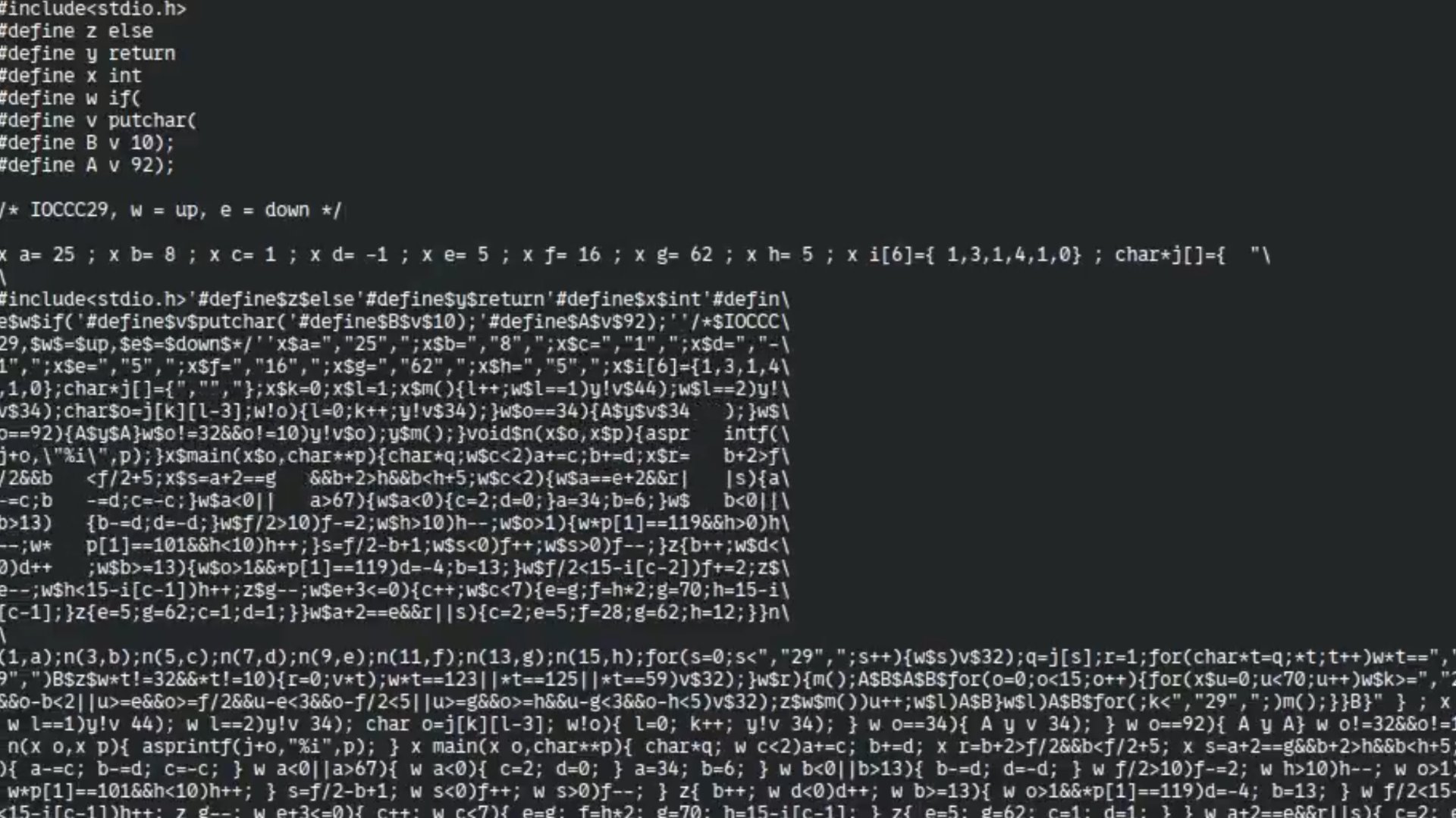 Pong на C пересобирает сам себя на каждом кадре
