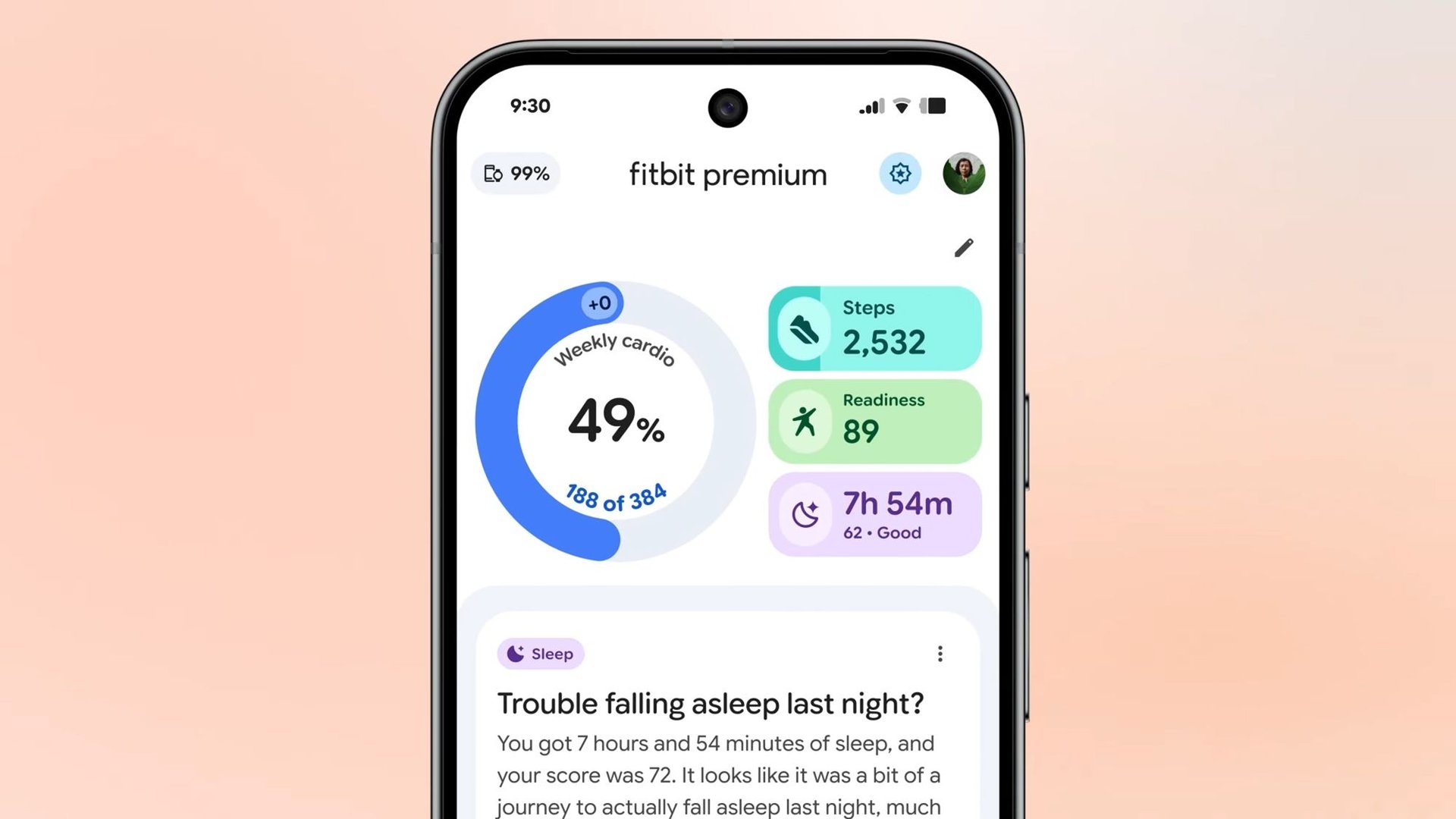 ИИ тренер Fitbit на Gemini советует бросить собаку