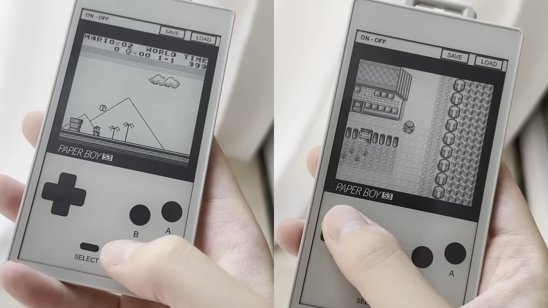 E Ink плату PaperS3 превратили в Game Boy на 60 Гц