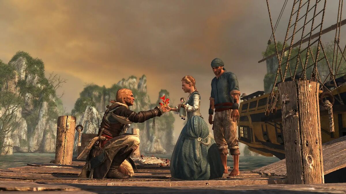 Дженнифер в Assassins Creed Black Flag Resynced