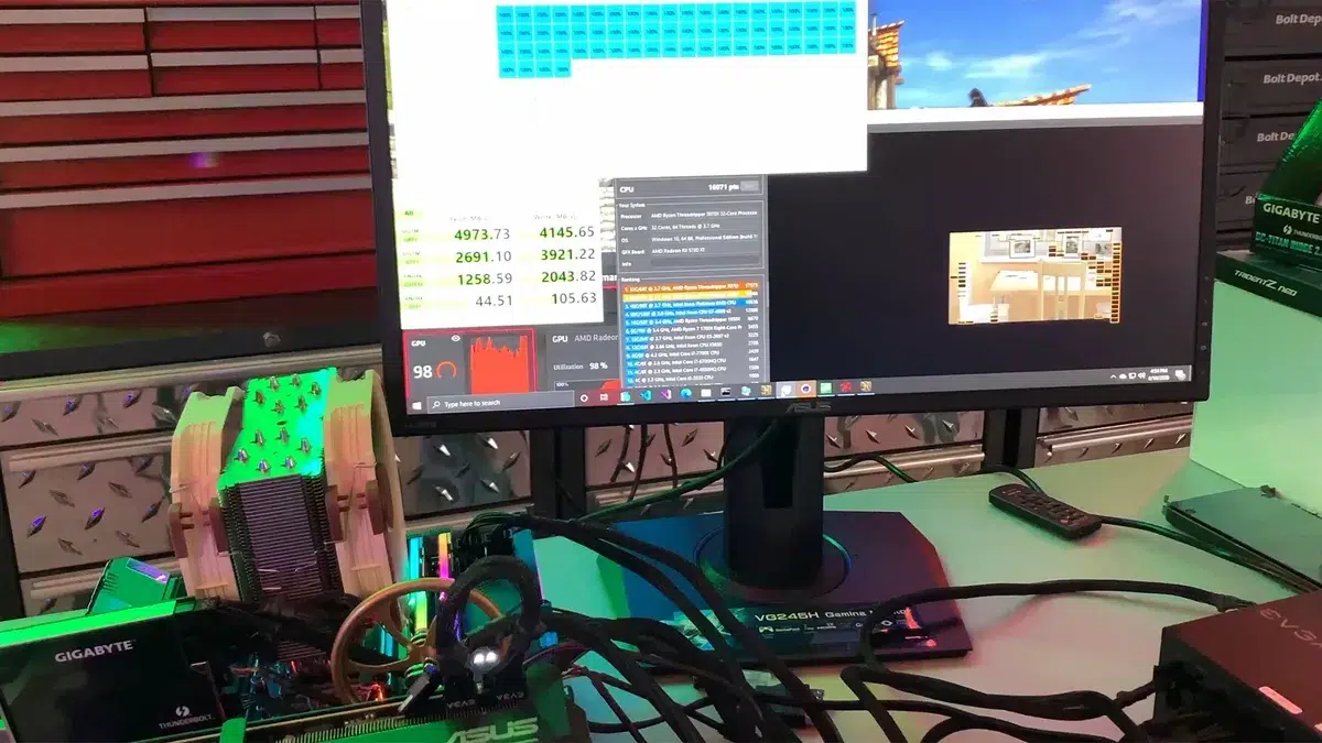 Изображение к статье: Threadripper 3970X охладили двигателем Стирлинга