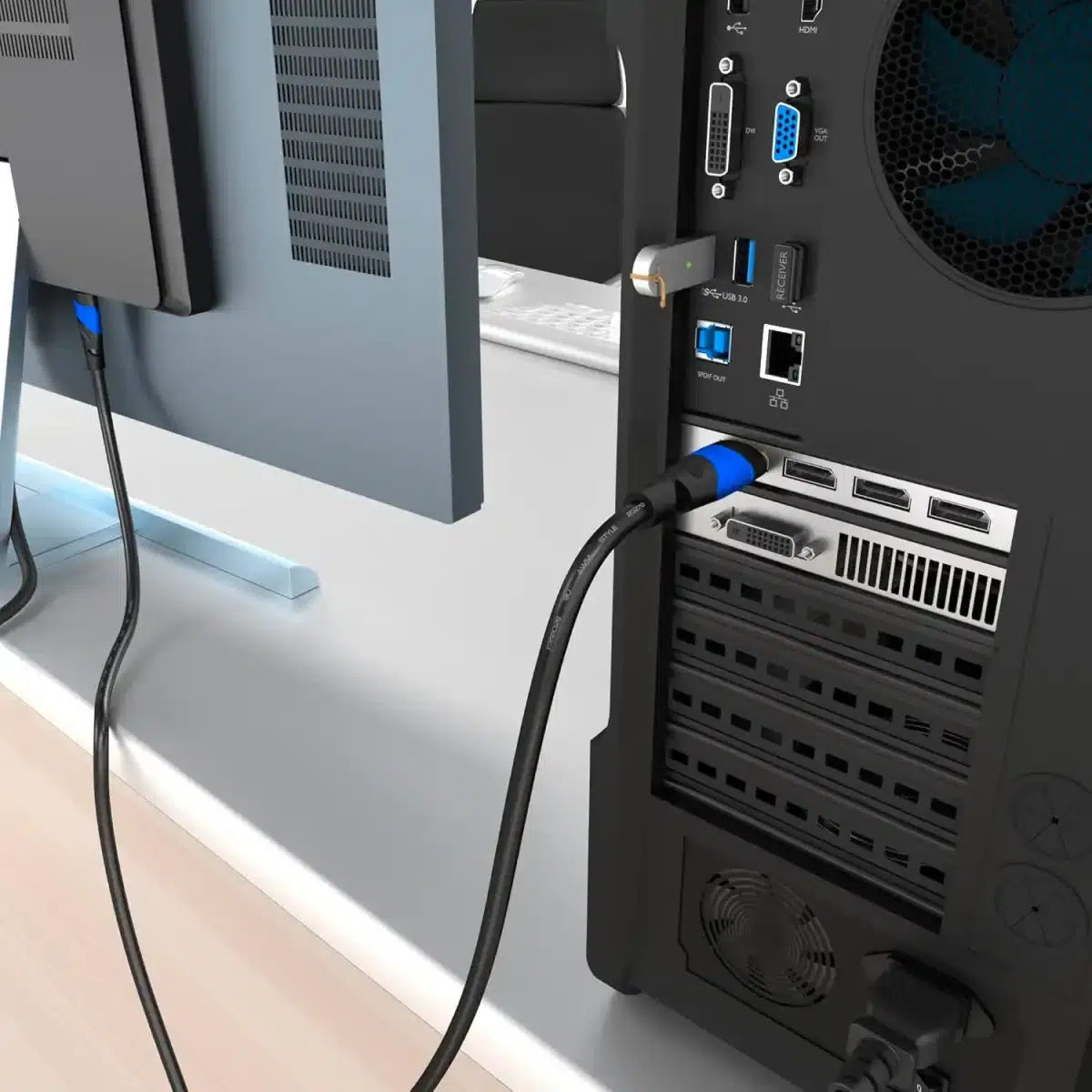 Изображение к статье: DisplayPort для игрового ПК: где HDMI режет частоту