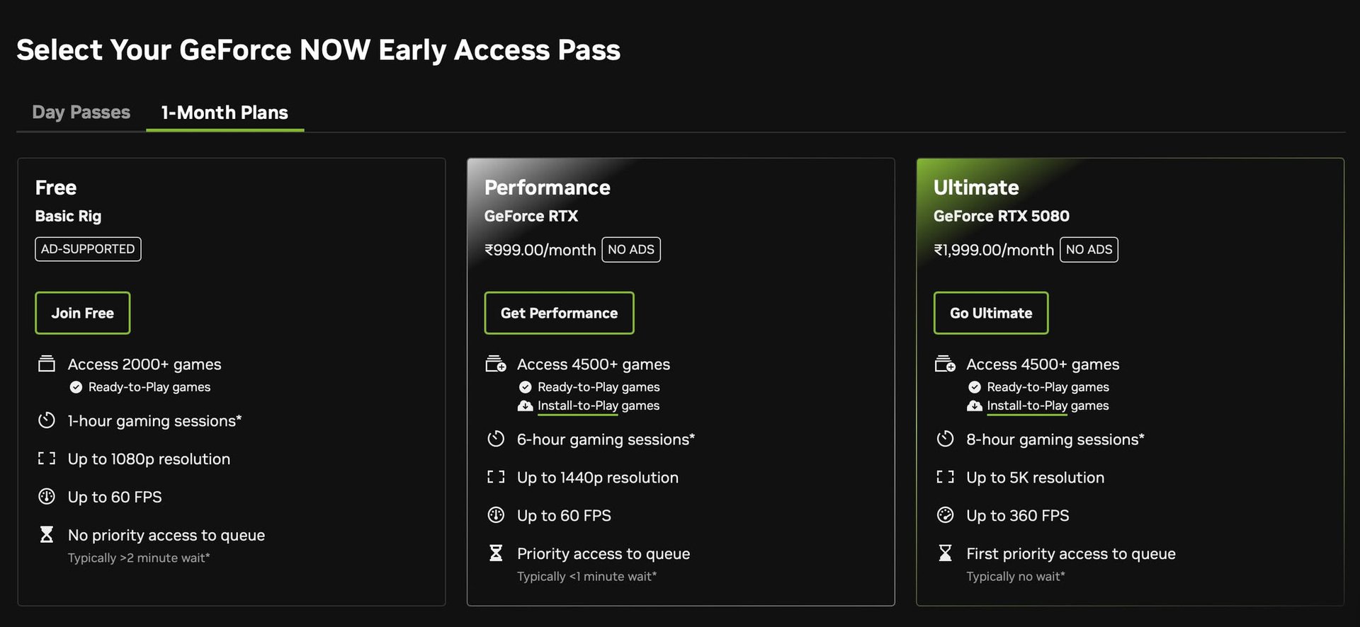 GeForce NOW вышел в Индии облачный гейминг от ₹999