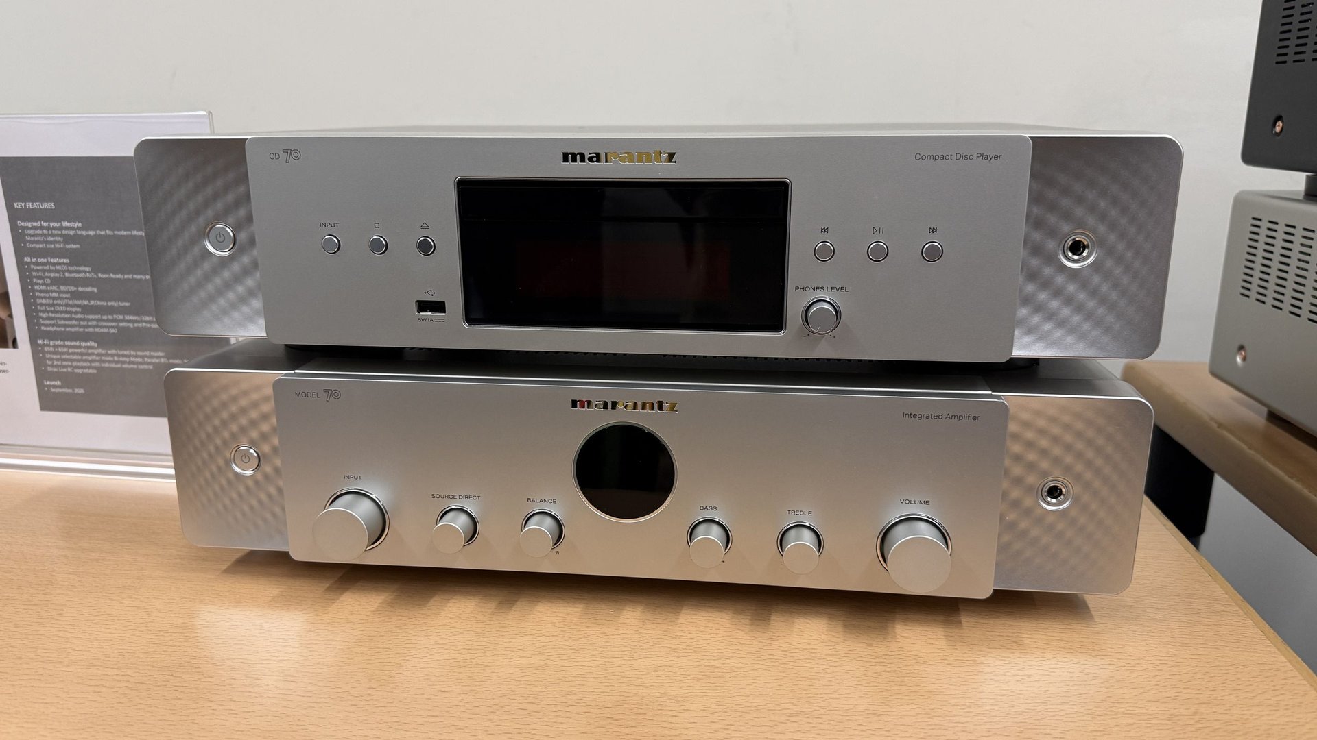 Marantz Model 70 и CD 70 HDMI ARC aptX HD и винил