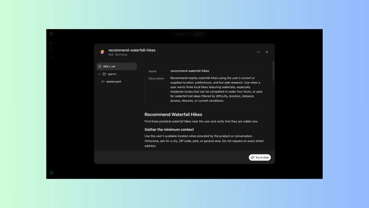 Изображение к статье: ChatGPT получил Skills: повторяемые сценарии для рабочих задач