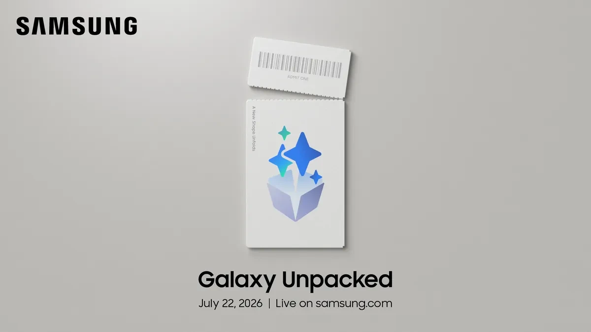 Изображение к статье: Galaxy Unpacked 2026 пройдет 22 июля: ждём три складных Samsung