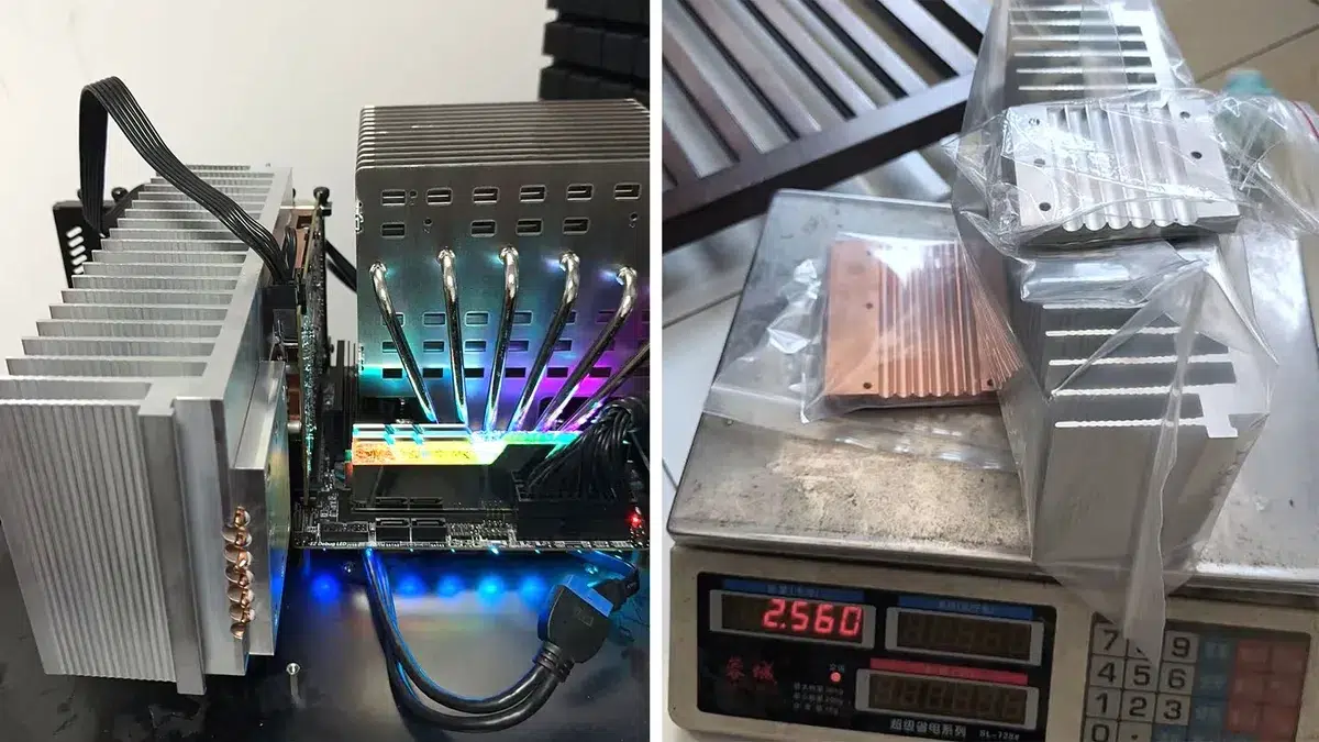 Изображение к статье: Пассивная RTX 4060 получила радиатор на 2,5 кг