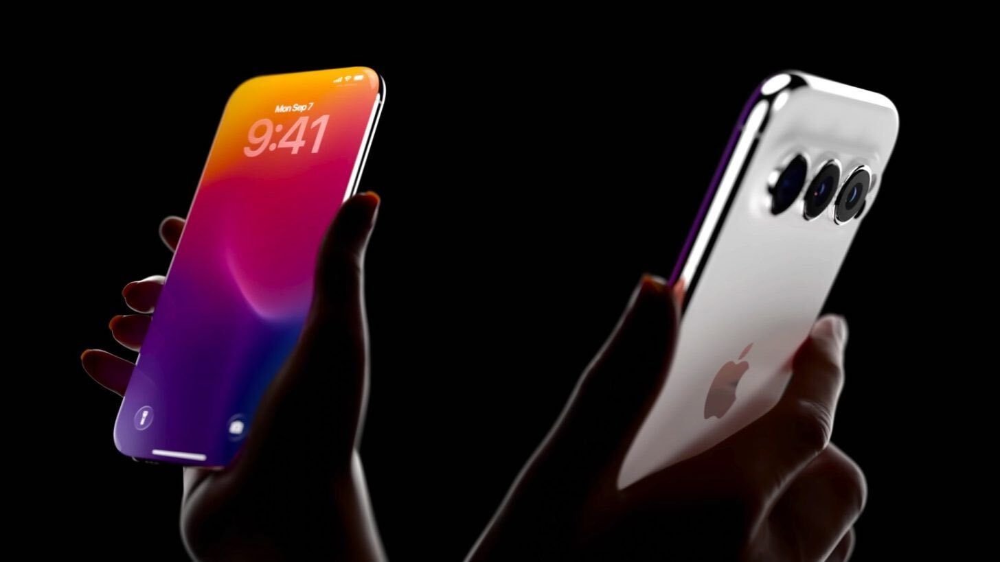 iPhone 20 может получить 7 дюймовый экран без рамок